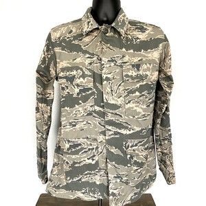 US Air Force Digital Camouflage Uniform Utility Shirt Long Sleeve Camo USAF 36R